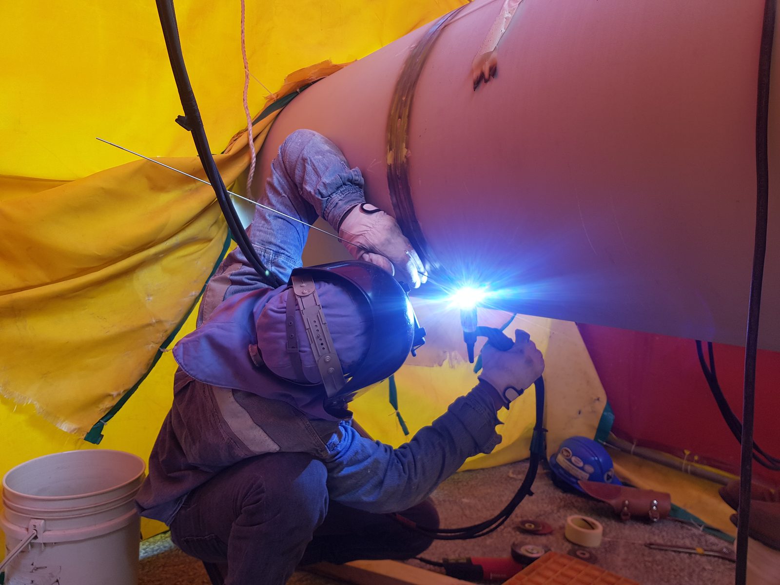 Soldadura e inspección de uniones — ATI